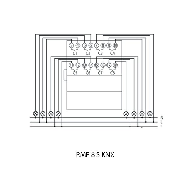 Theben Actuator Series RME 8 S KNX 4930225 - Image 2