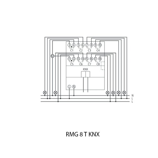 Theben Actuator Series RMG 8 T KNX 4930200 - Image 2