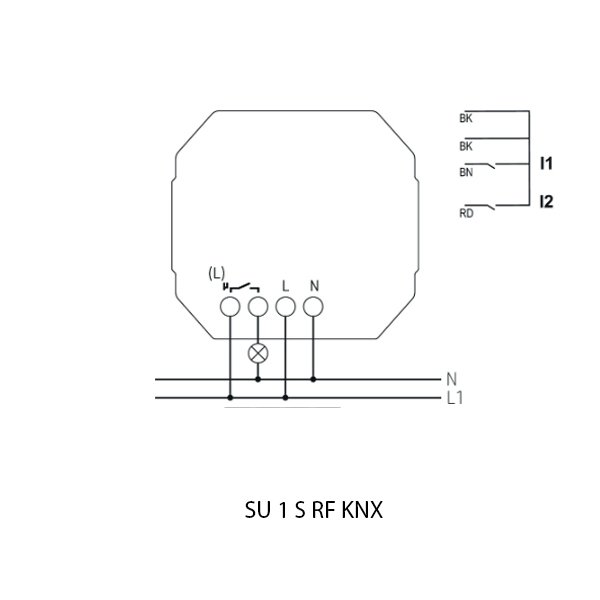 Theben Flush-Mounted Series SU 1 S RF KNX 4941621 - Image 2