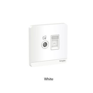 Schneider Avatar Data Outlet Cat6 Shutter TV E8332TVRJS6