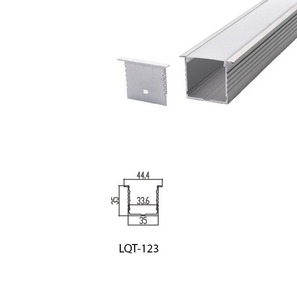 LED Housing Aluminium Profil Linear LED Strip LQT123 45mm x 35mm