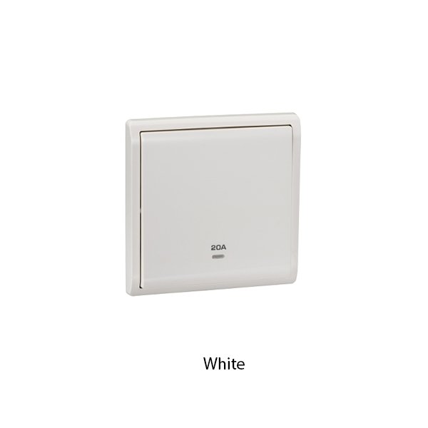 Schneider Pieno 20A Double Pole Neon Indicator E8231D20N