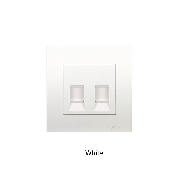 Schneider Vivace Data Outlet Cat6 Shutter Ganda KB32RJ6