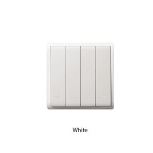 Schneider Pieno Saklar 4 Gang 1 Way Fluorescent Locator E8234L1F