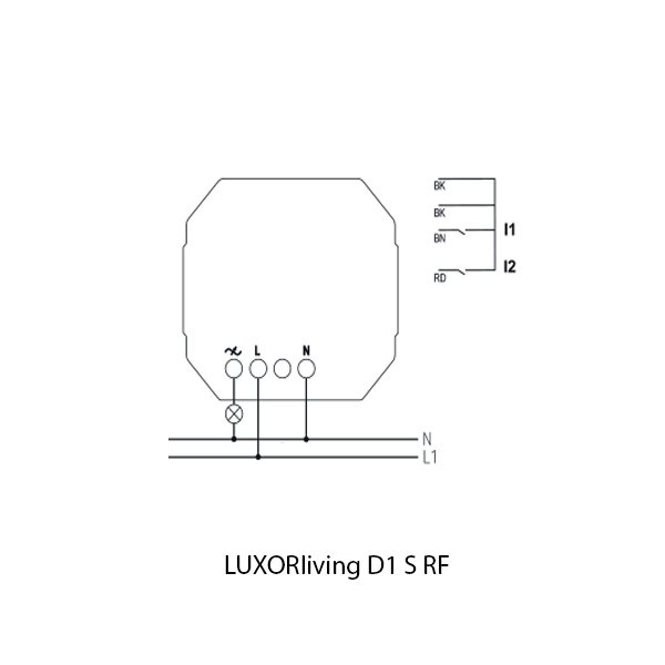 Theben Flush Mounted Series LUXORliving D1 S RF 4800671 - Image 2
