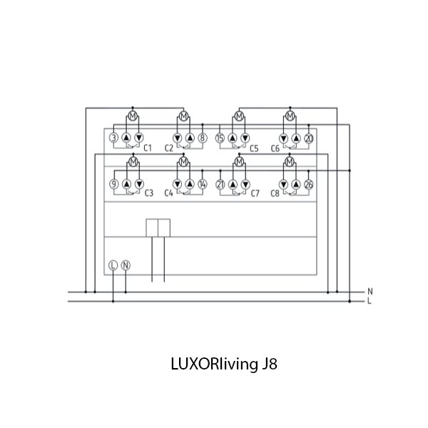 Theben Actuator Series LUXORliving J8 4800455 - Image 2