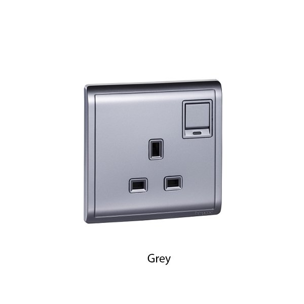 Schneider Pieno Stop Kontak Saklar 13A Neon E8215N - Image 2