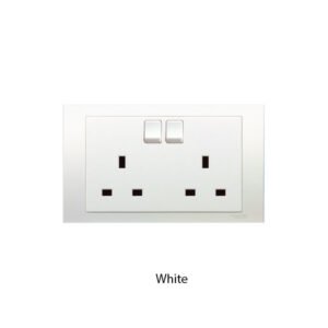 Schneider Vivace Stop Kontak Saklar 13A Ganda KBT426