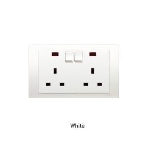 Schneider Vivace Stop Kontak Saklar 13A Ganda KB25N