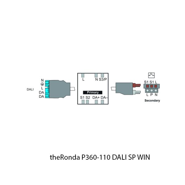 Theben Infrared Sensor theRonda P360 110 DALI SP WIN 2080055 - Image 2