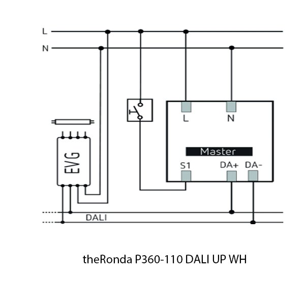 Theben Infrared Sensor theRonda P360 110 DALI UP WH 2080040 - Image 4