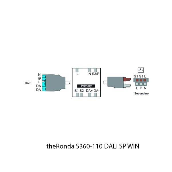 Theben Infrared Sensor theRonda S360 110 DALI SP WIN 2080517 - Image 3