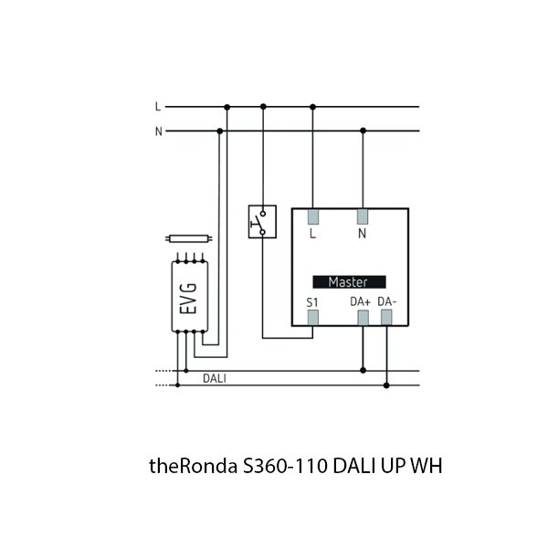 Theben Infrared Sensor theRonda S360 110 DALI UP WH 2080580 - Image 4
