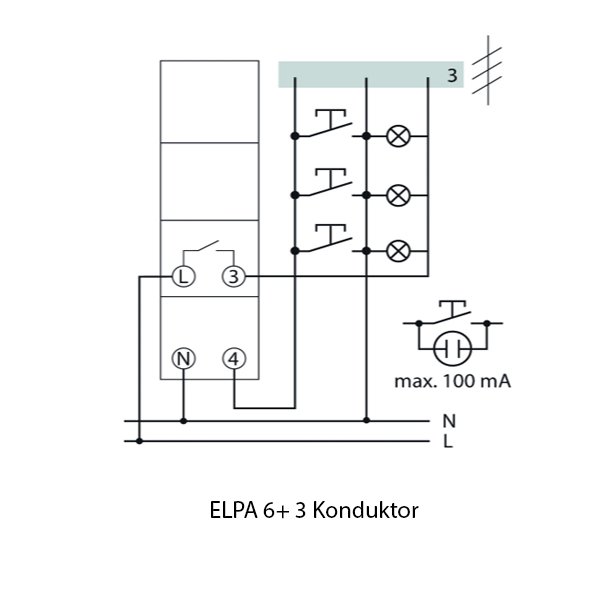 Theben Staircase Timer Series ELPA 6 PLUS 0060003 - Image 2