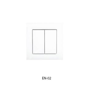 Kinetic Controller Series Saklar 2 Gang EN 02