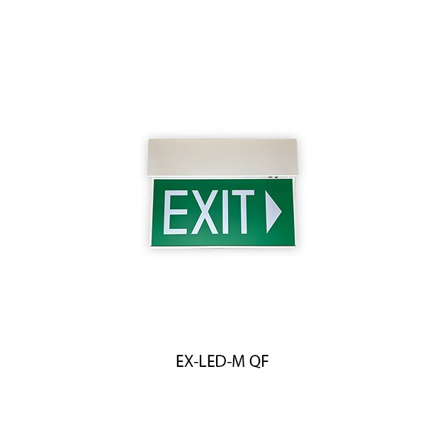 Powercraft EX LED M QF EXIT Logo Panah Indikator