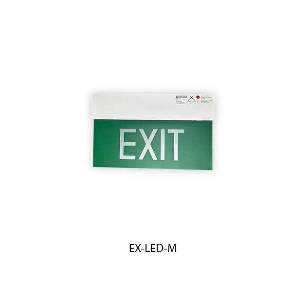 Powercraft EX LED M SLIMLINE LED EXIT Logo