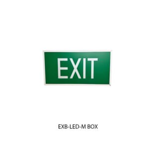 Powercraft EXB LED M SURFACE BOX LED EXIT Logo