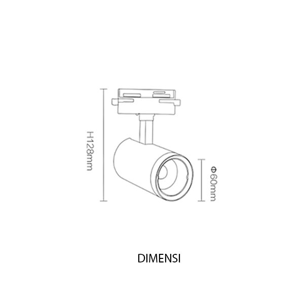 Luzquatro LED Tracklight 10W Indoor - Image 2