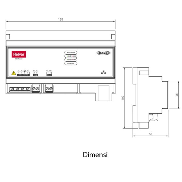 HELVAR 905 DALI Single Master Controller - Image 2