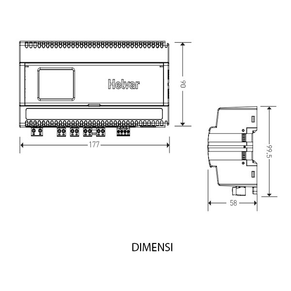 HELVAR 945 DALI 2 Multi Master Controller - Image 2