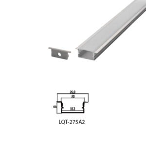 LED Inbow Housing Aluminium Profile Linear LED Strip LQT275A 27mm x 10mm