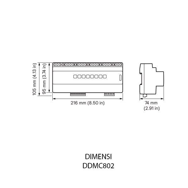 Phillips Dynalite DDMC802 Controller Modular - Image 2