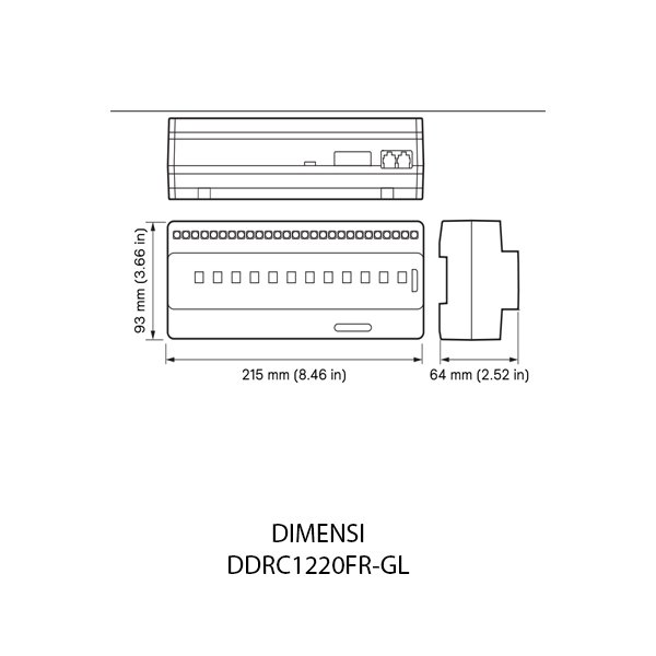 Phillips Dynalite DDRC1220FR GL Relay Controller 12 Channel - Image 2